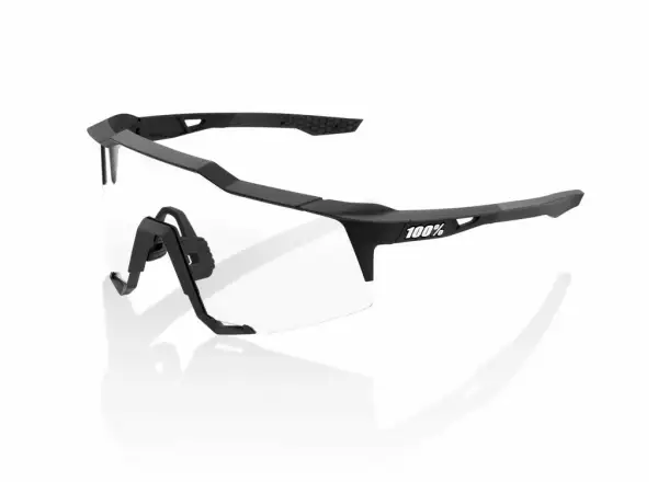 100% Performance Speedcraft Radbrille Soft Tact Black/HIPER Rot Multilayer