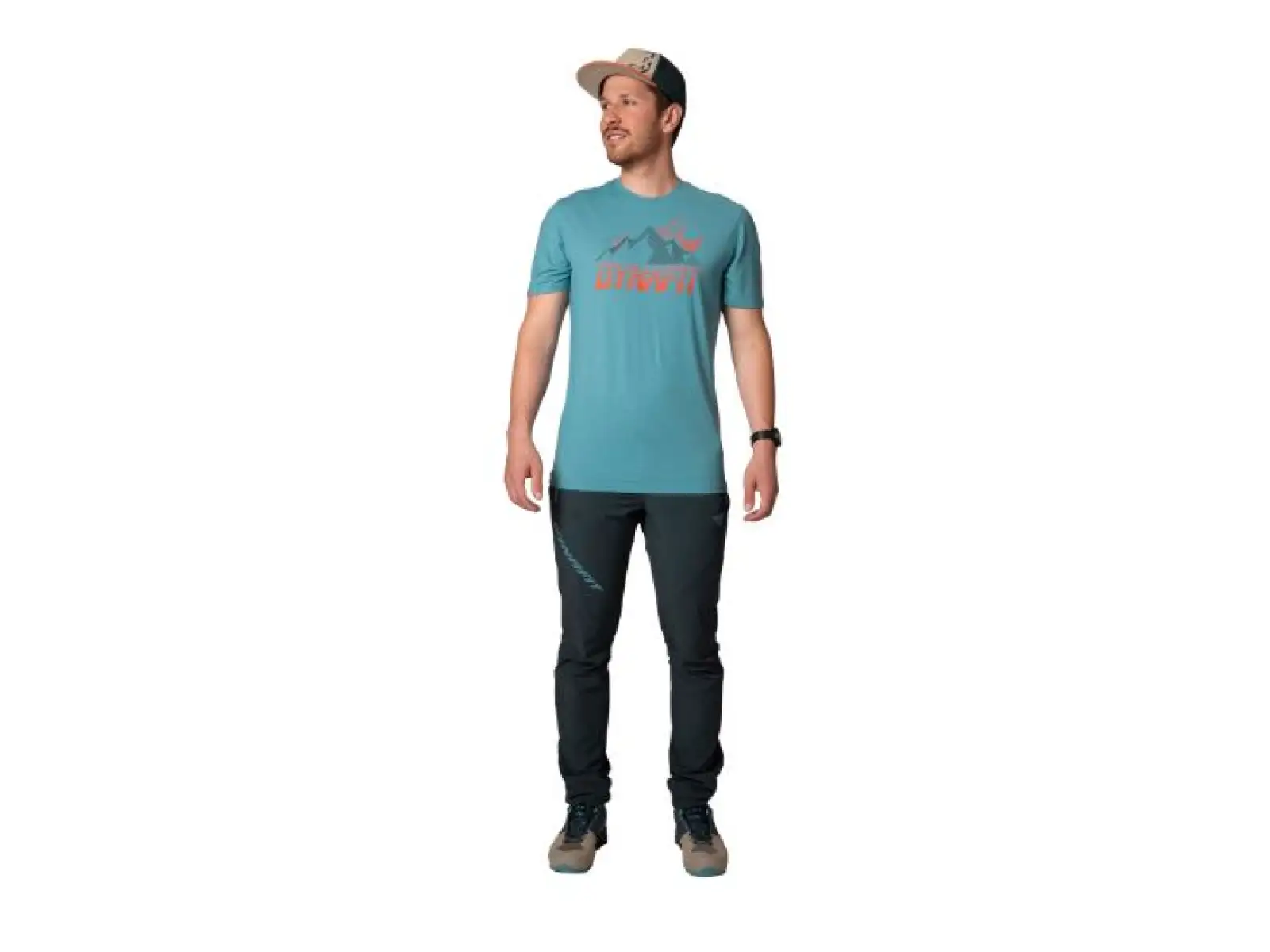 Dynafit Transalper Grafik Herren T-Shirt kurzarm Blaubeere