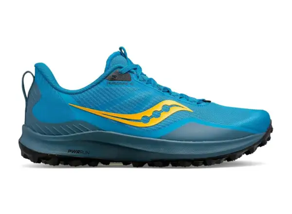 Saucony Peregrine 12 Herren Laufschuhe Ocean/Schwarz