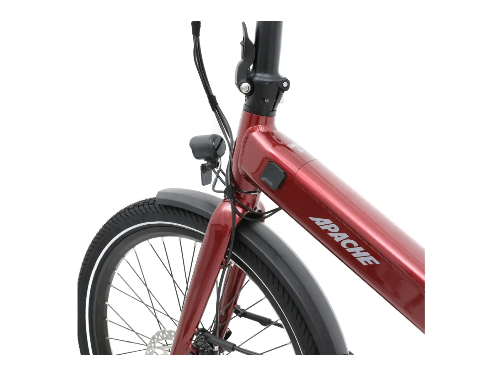 Apache Tanka 24 RX faltbares E-Bike 363 Wh S/M bordeauxfarben