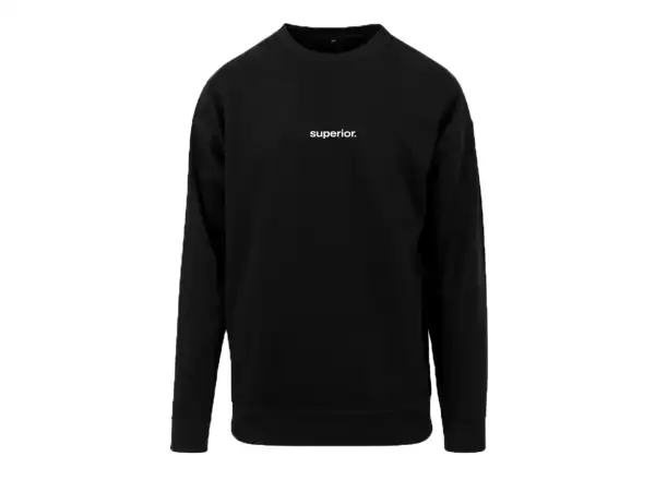 Superior Silk Print Sweatshirt Black
