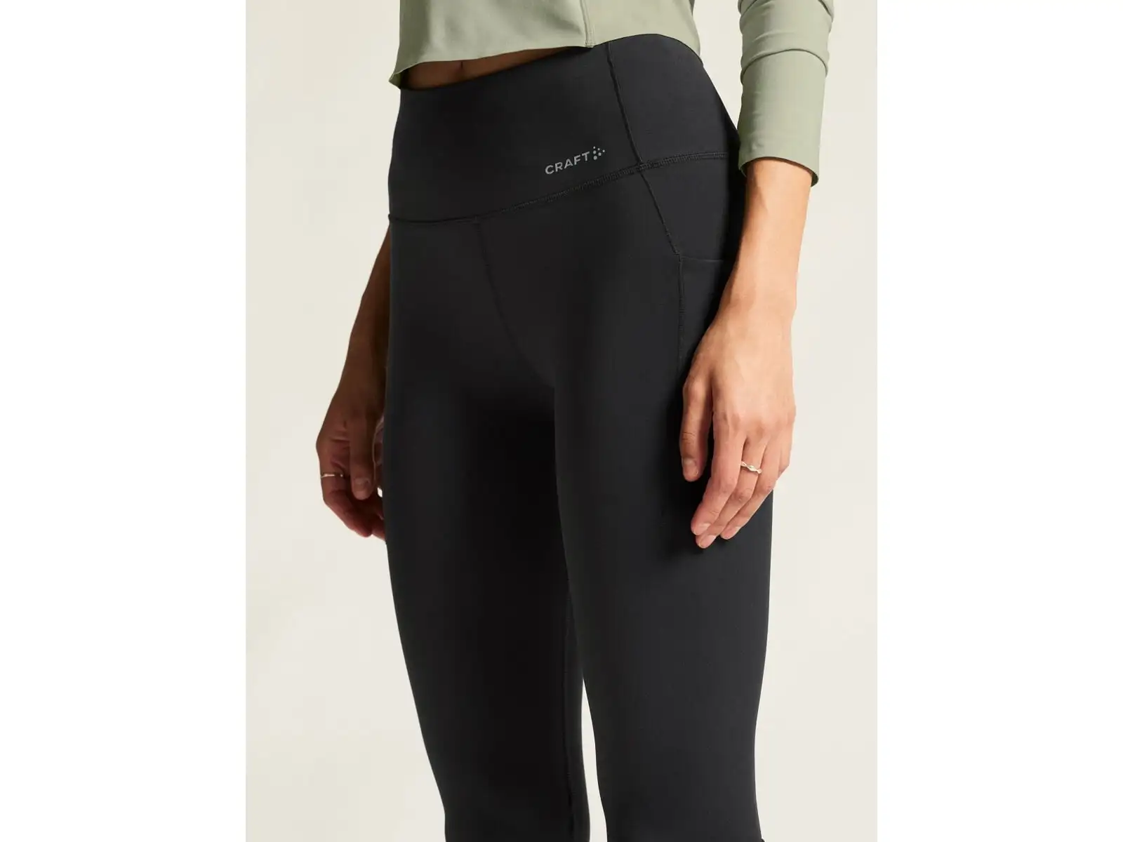 Craft Essence Capri Damen 3/4 Hose schwarz