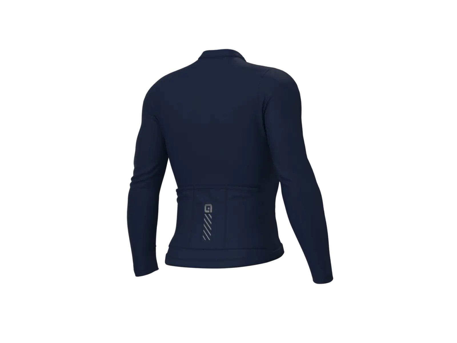 Alé Pragma Color Block Herren Radtrikot Langarm Navy Blue