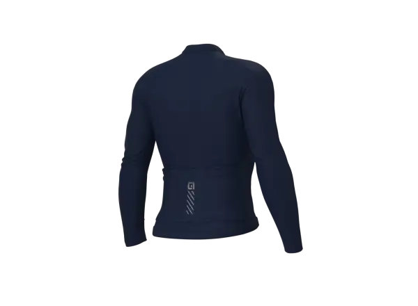 Alé Pragma Color Block Herren Radtrikot Langarm Navy Blue