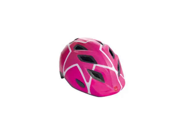 MET Elfo Kinderhelm Stars/Rosa Größe 46-53cm
