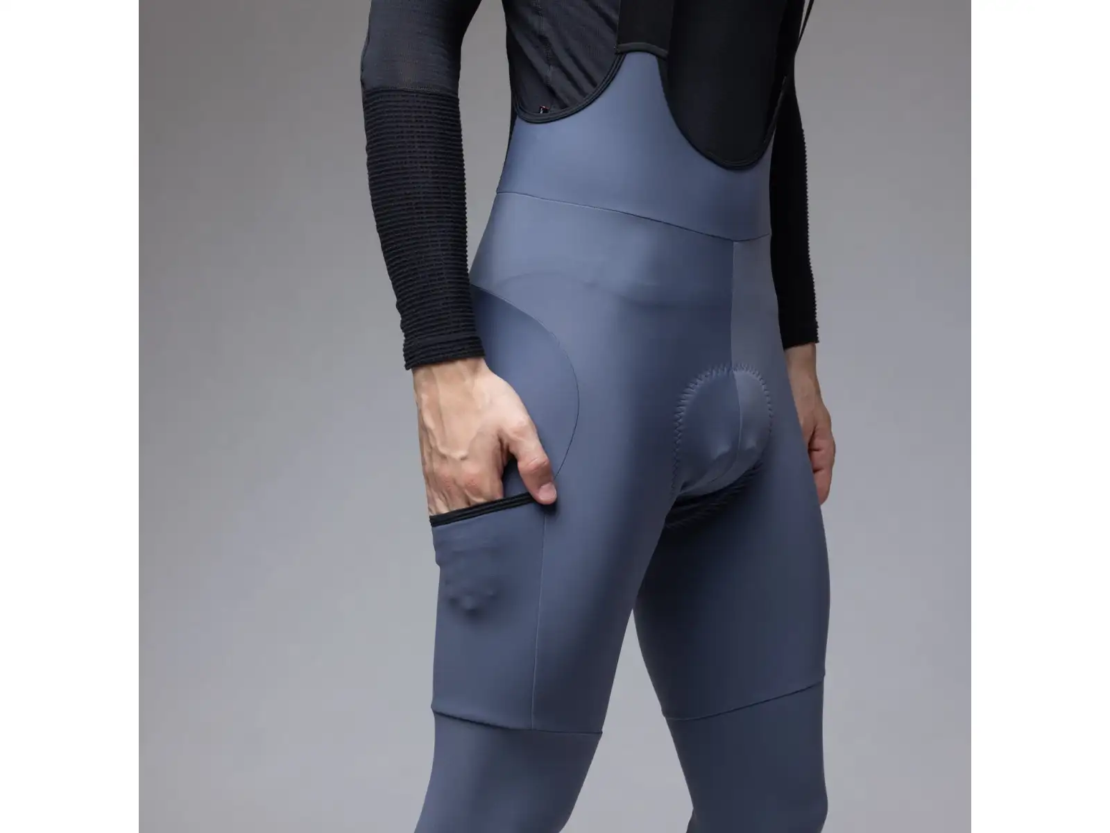 Alé Off Road - Gravel Stones Cargo 2.0 Herren Winter Radhose Steel