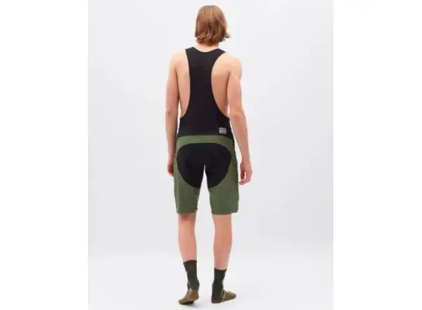 Silvini Barrea Herren Shorts – mit Einsatz und Träger, Olive/Black