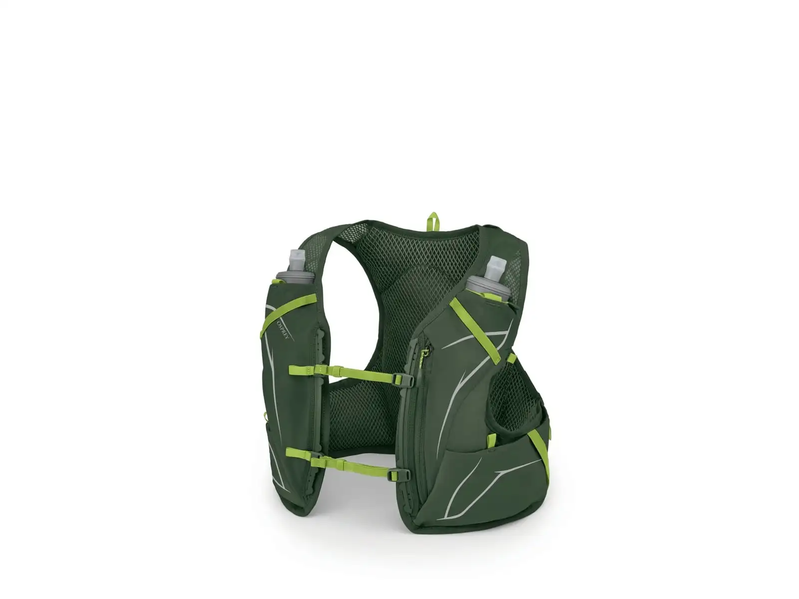 Osprey Duro 1.5 Laufweste 1,5 l + 2x Flasche Hydraulics 0,5 l Seaweed Green/Limon