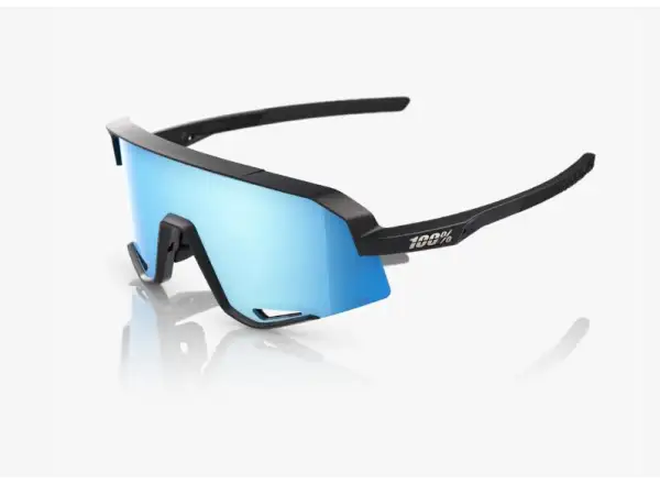 100% Slendale Brille Matte Black/HiPER Blue Multilayer Spiegel