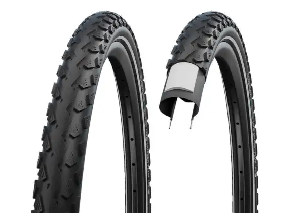 Schwalbe Land Cruiser Plus E-25 PunctureGuard 37-622 Trekkingreifen Draht