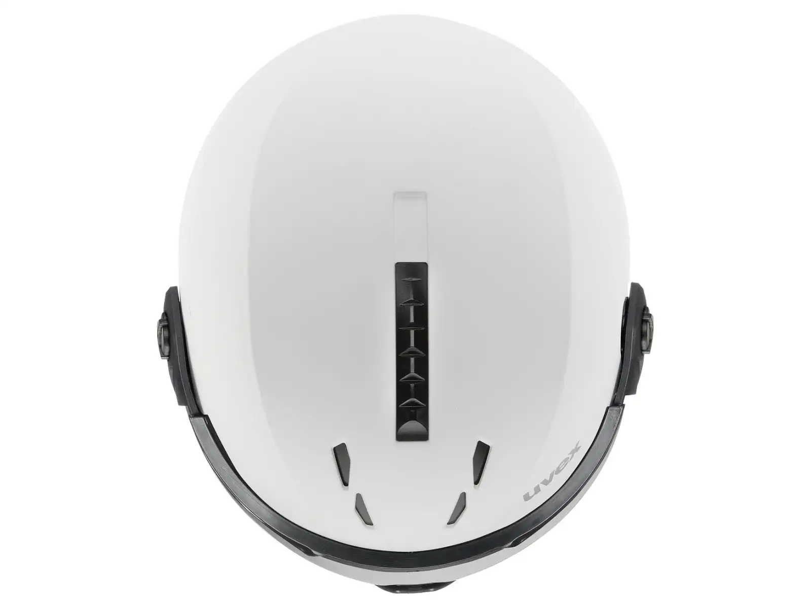 Uvex Instinct Visor Skihelm white/black matt