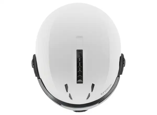 Uvex Instinct Visor Skihelm white/black matt