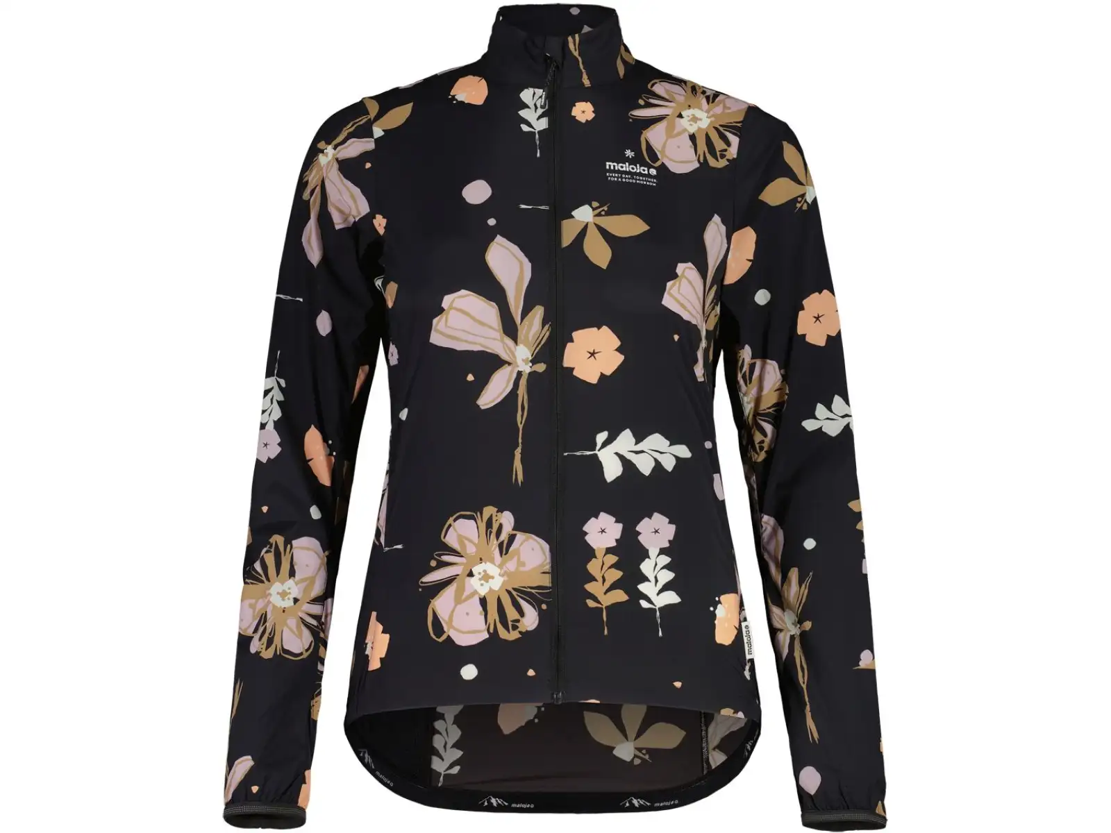 Maloja SeisM. Printed Damenjacke Deep Black Flora
