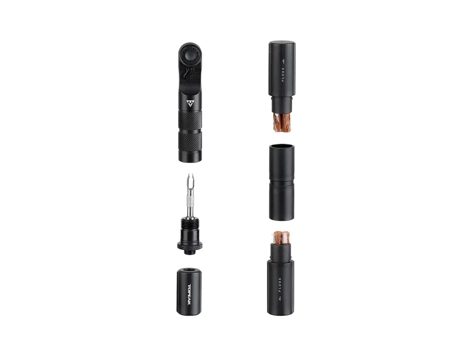 Topeak Ratchet'n Roll Elite Werkzeugset mit Ratsche 15 Funktionen Schwarz