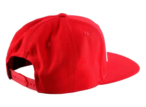 Troy Lee Designs Signature Snapback Kappe Red/White