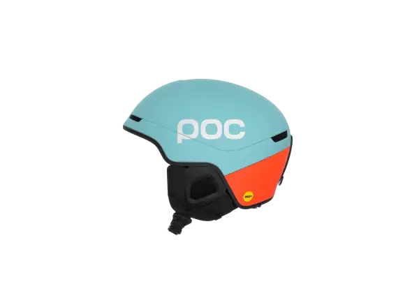 POC Obex Contour Skihelm Indicolite Blue Matt/Carnelian Orange Matt