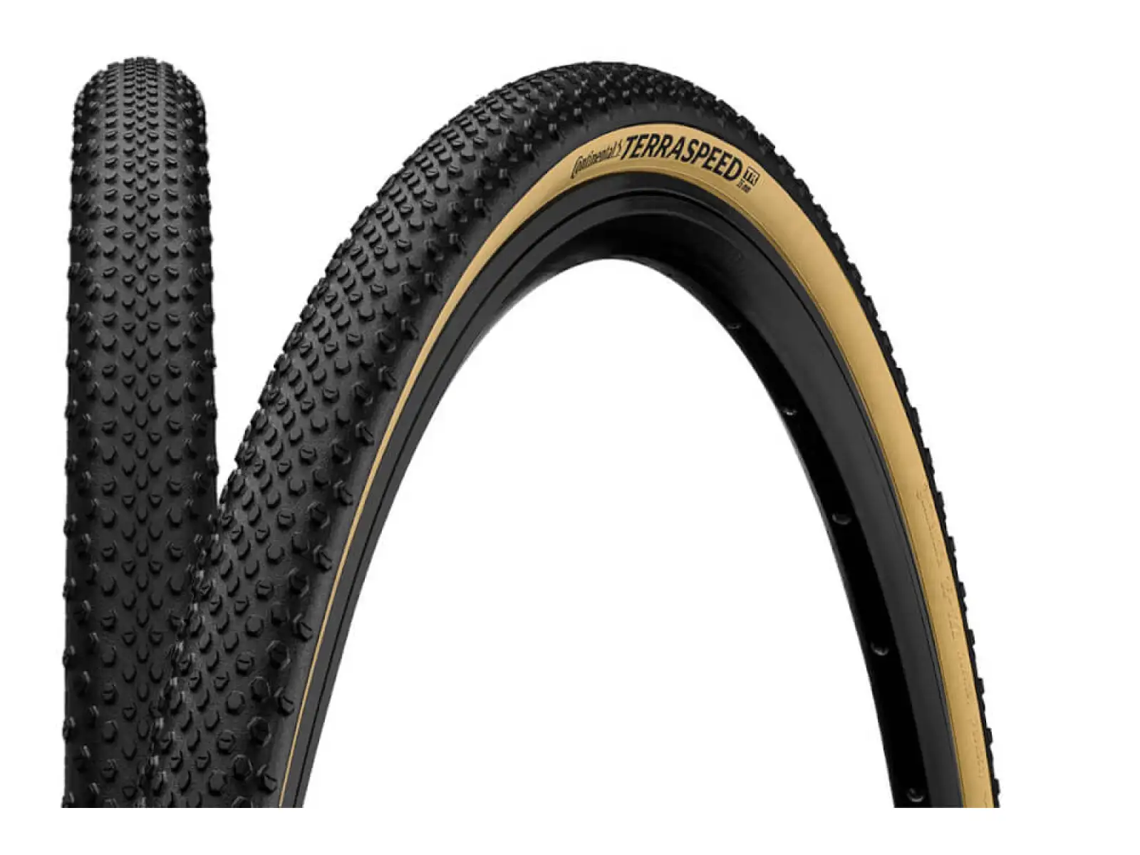Continental Terra Speed ProTection 40-622 TL-Ready E-25 Reifen mit Kevlar, schwarz/creme.