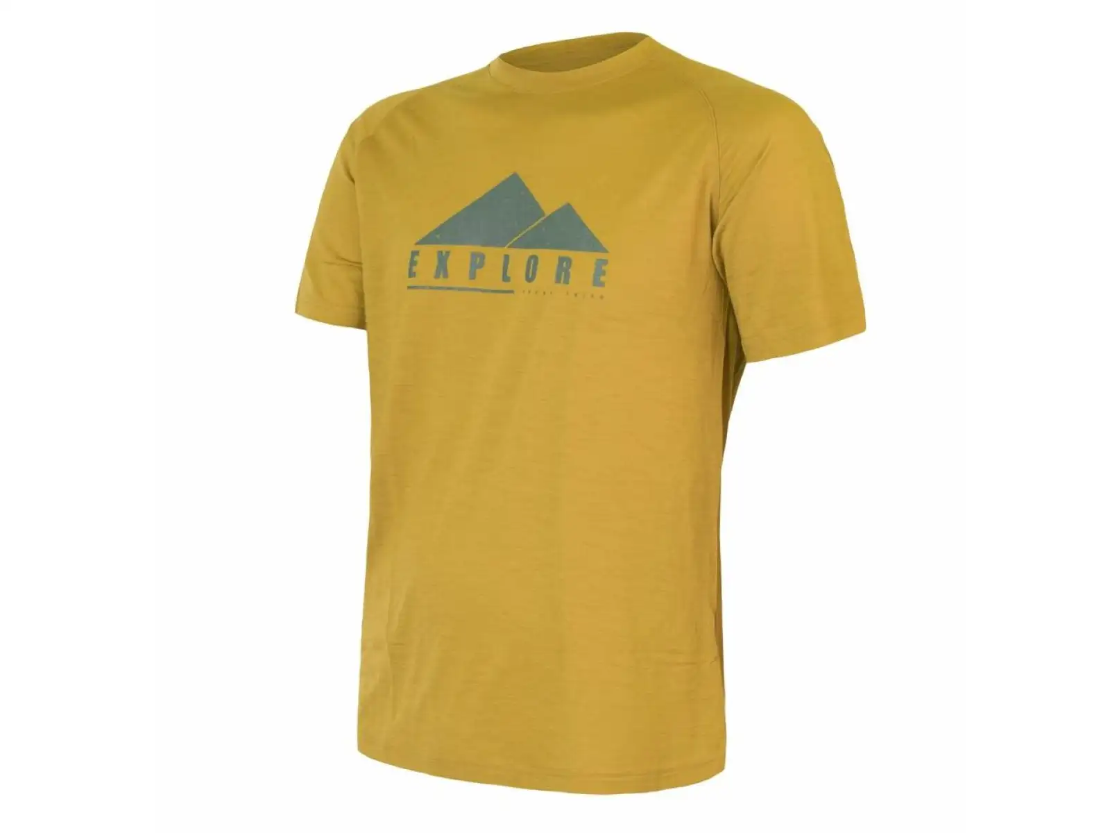 Sensor Merino Air PT Explore Herren T-Shirt Kurzarm Mustard