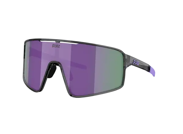 Bliz P001s Sonnenbrille Crystal Black/Grey Purple Multi