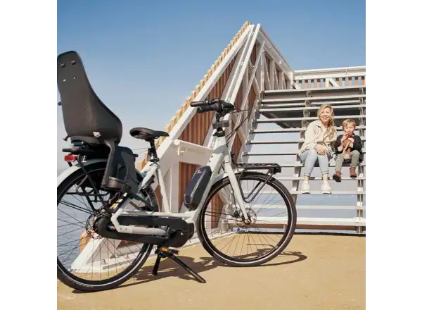 Urban Iki Ta-ke hinterer Fahrradsitz für MIK Träger Bincho Black/Kurumi Brown
