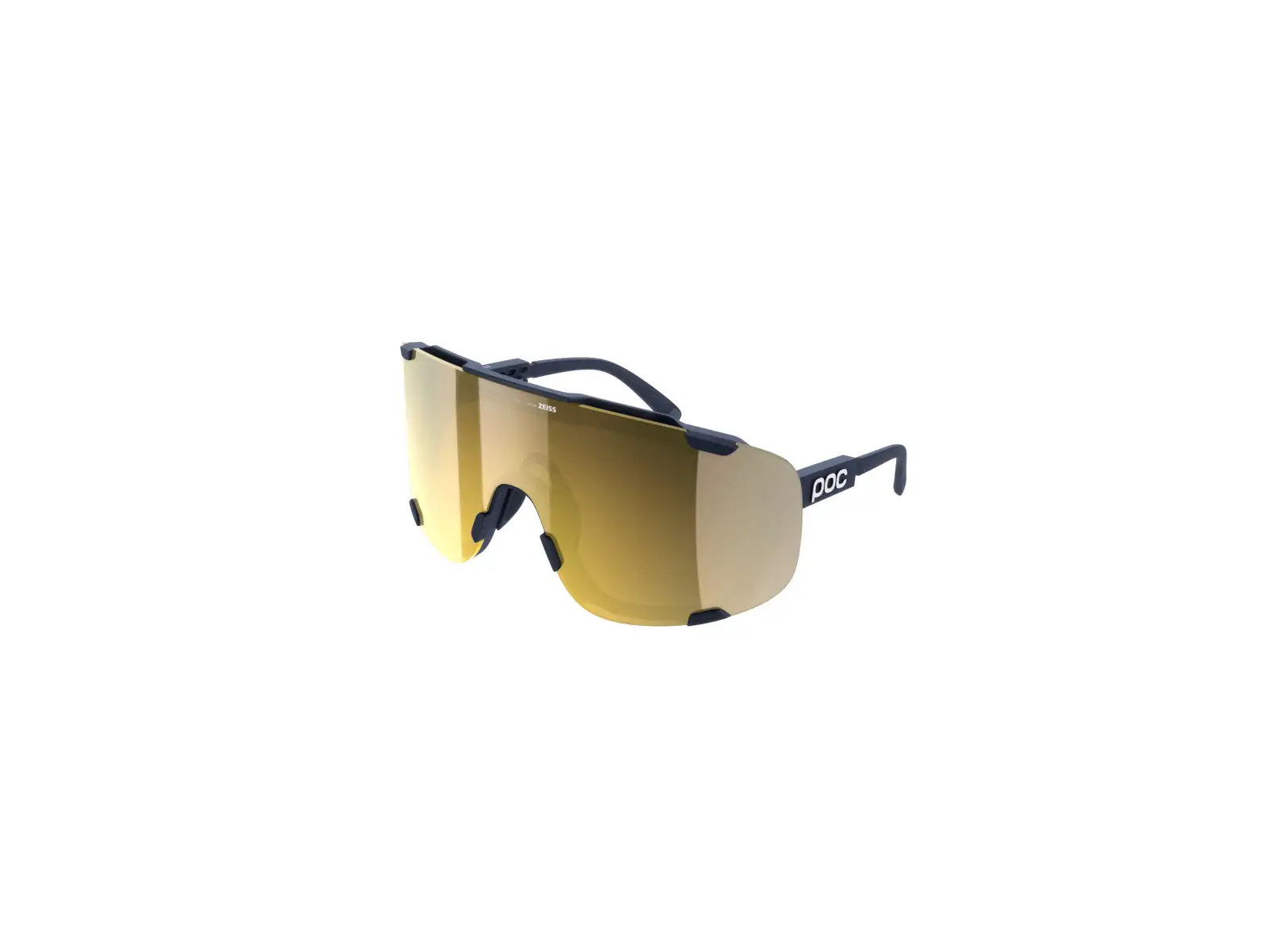 POC Devour + Sonnenbrille Apatite Navy/Clarity Road/Partly Sunny Gold