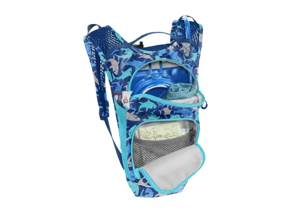 Camelbak Mini Mule Kinder-Rucksack 5 l + Reservoir 1,5 l Sharks