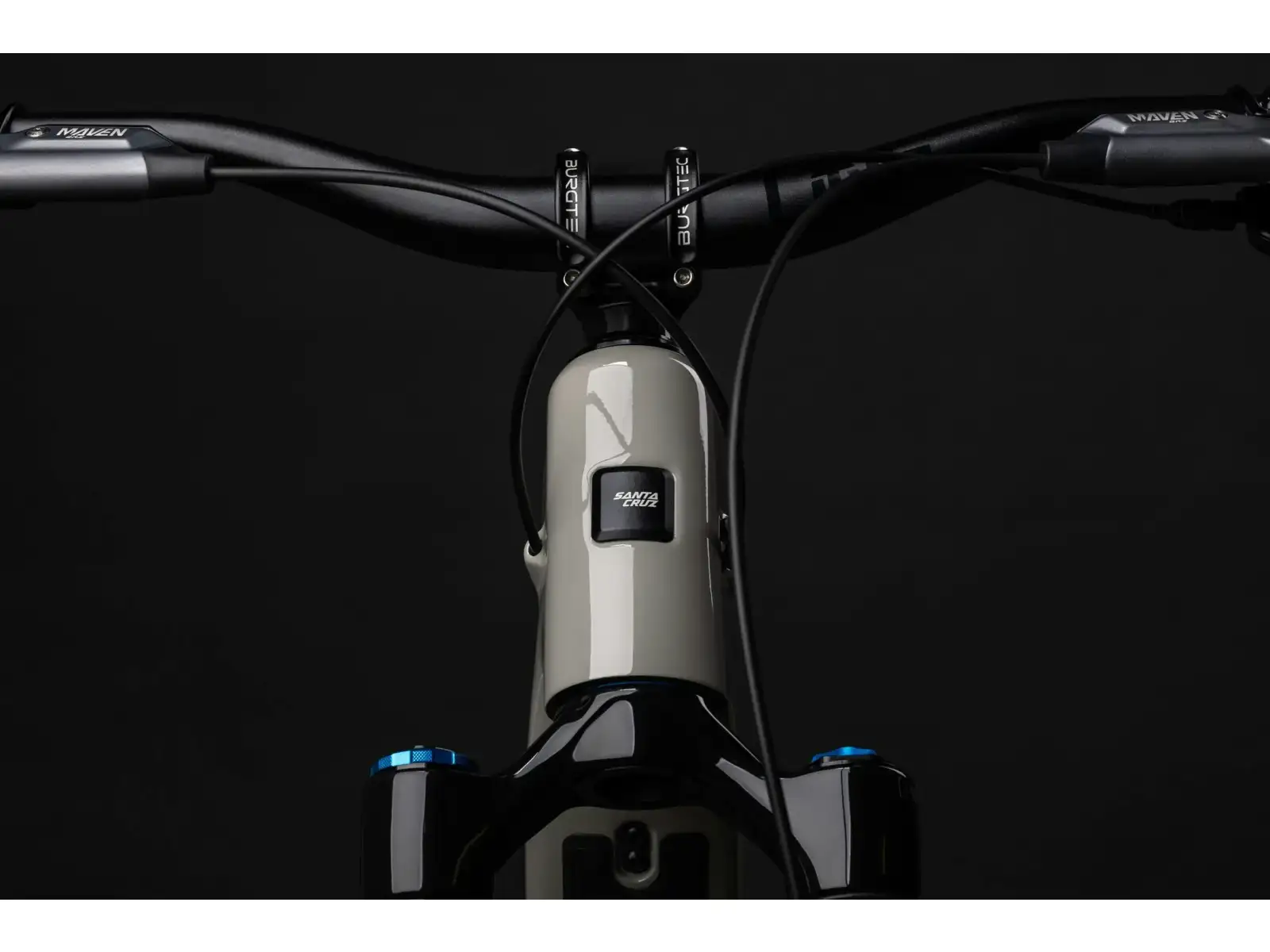 Santa Cruz Vala 1 C MX R-Kit CH Vollgefedertes E-Bike Gloss Grey
