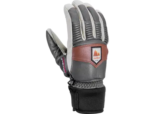 Leki Patrol 3D Skihandschuhe Graphite/Off White/Maroon