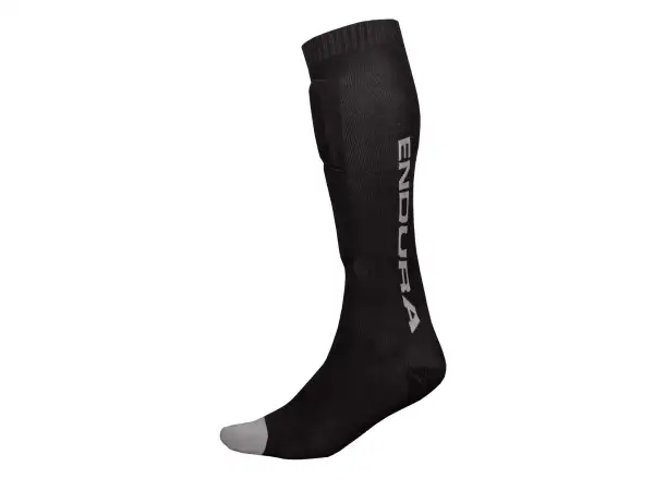 Endura SingleTrack Schienbeinschützer hohe Socken schwarz
