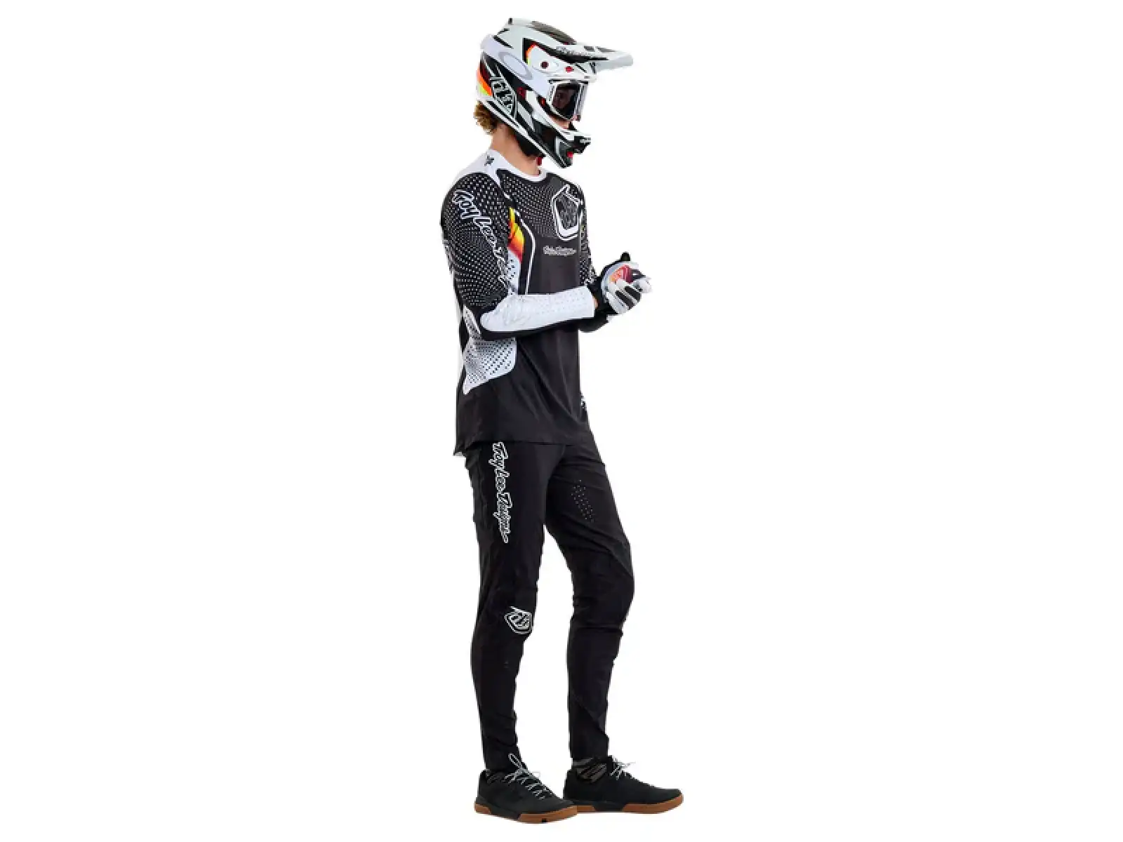 Troy Lee Designs Sprint Ultra Optic Herren Trikot Langarm schwarz