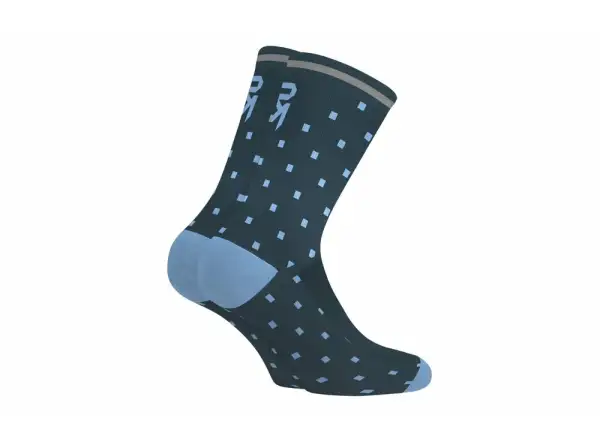 Rock Machine Lange Socken Blau