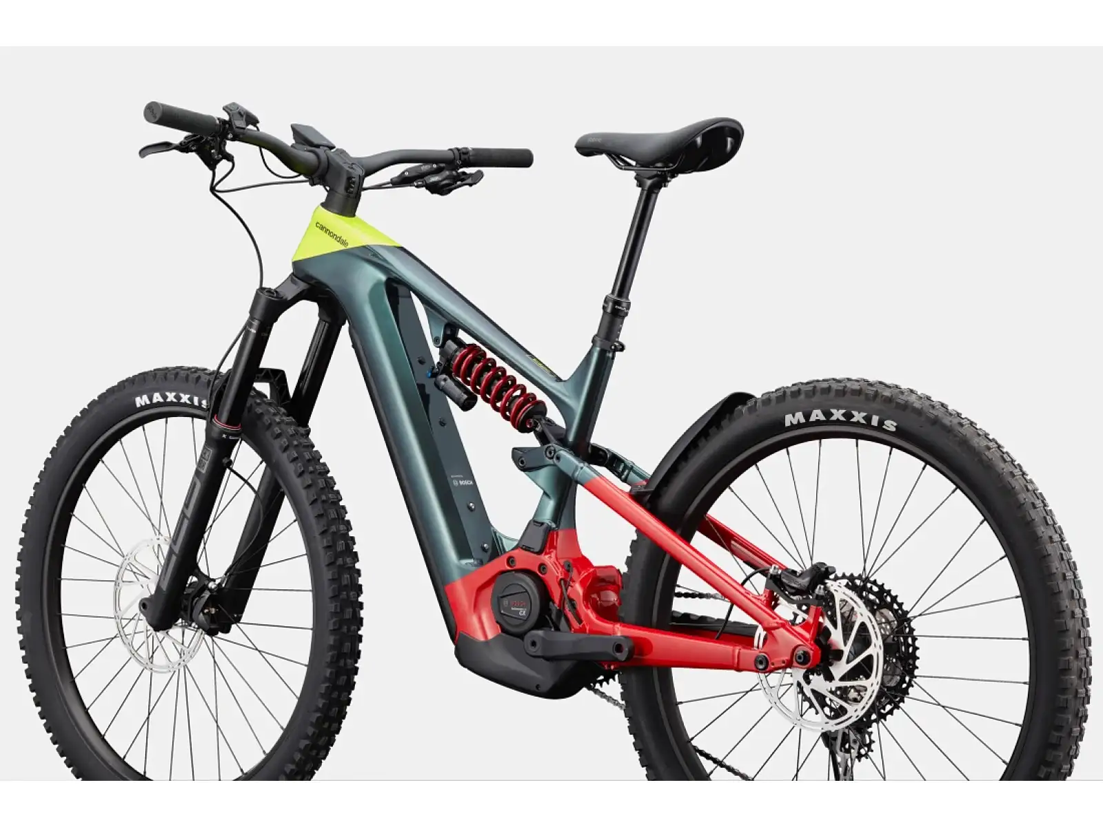Cannondale Moterra Neo Carbon LT 1 vollgefedertes E-Bike Gunmetal Green
