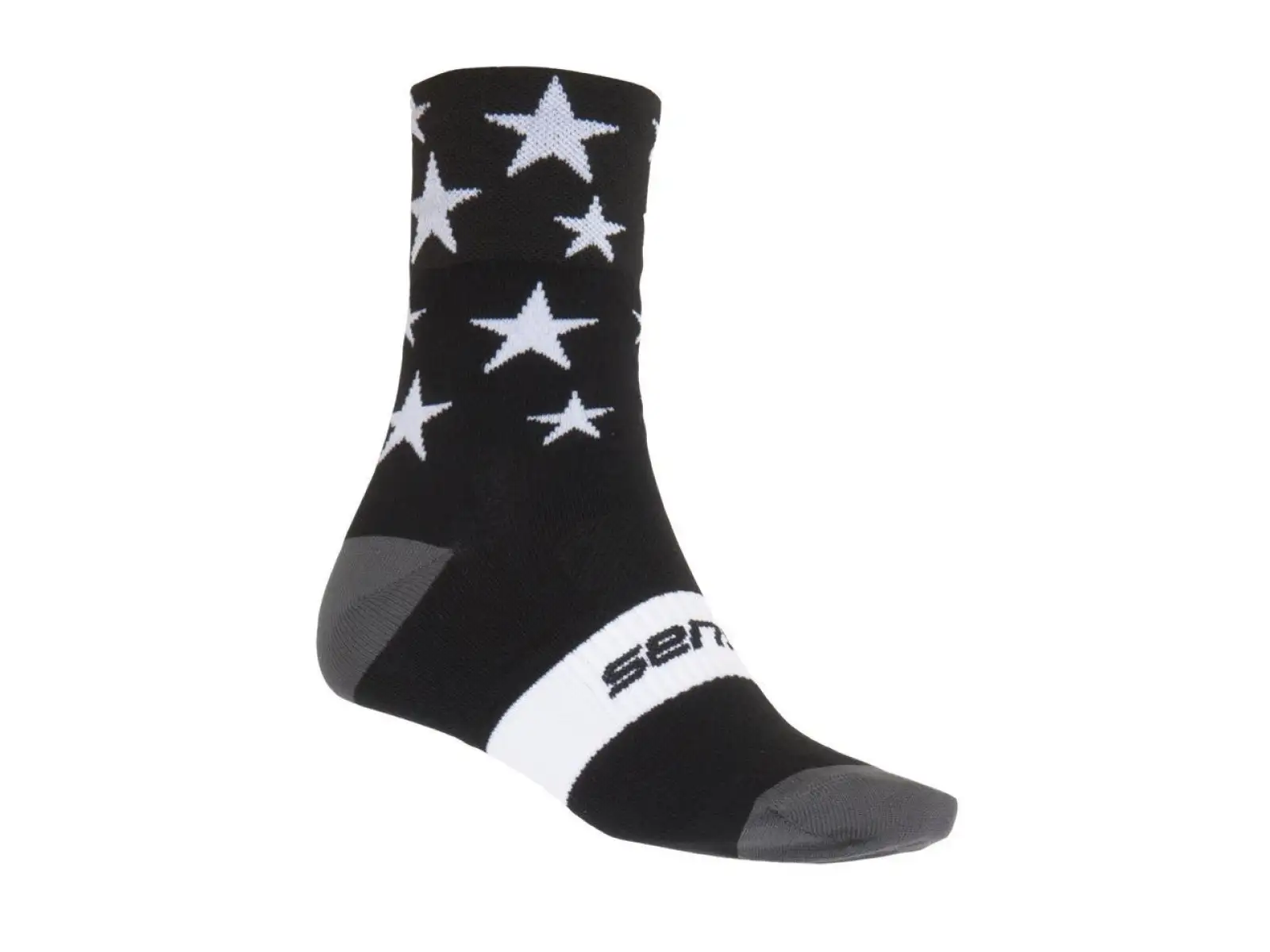 Sensor Stars Socken schwarz/weiß