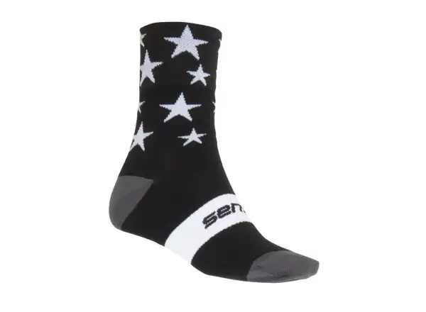 Sensor Stars Socken schwarz/weiß