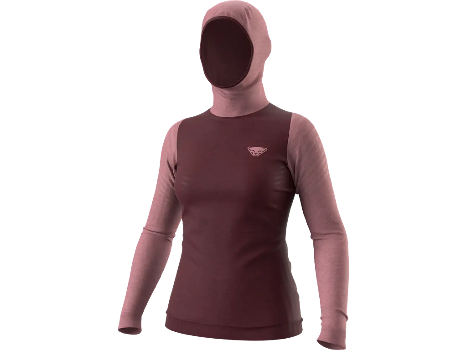 Dynafit Tigard Merino Hoody Damen Langarmshirt Mokarosa