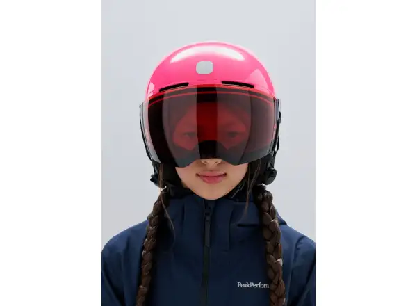 POC POCito Obex Visor Kinder-Skihelm Fluorescent Pink