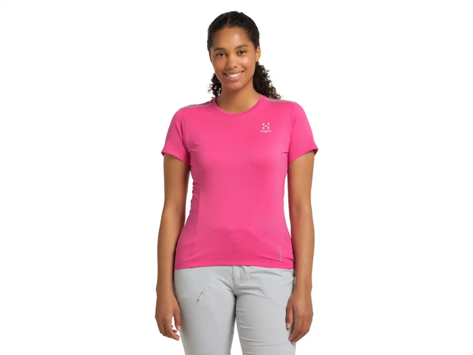 Haglöfs L.I.M Tech Damen T-Shirt mit kurzen Ärmeln Rosa