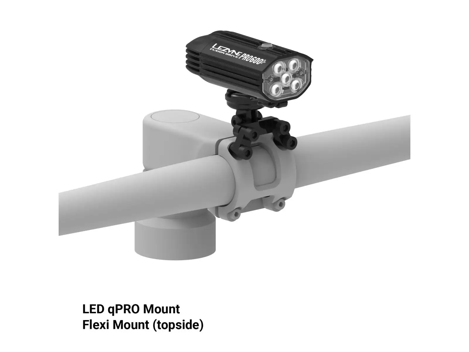 Lezyne LED qPRO Mount Halterung für Licht Black