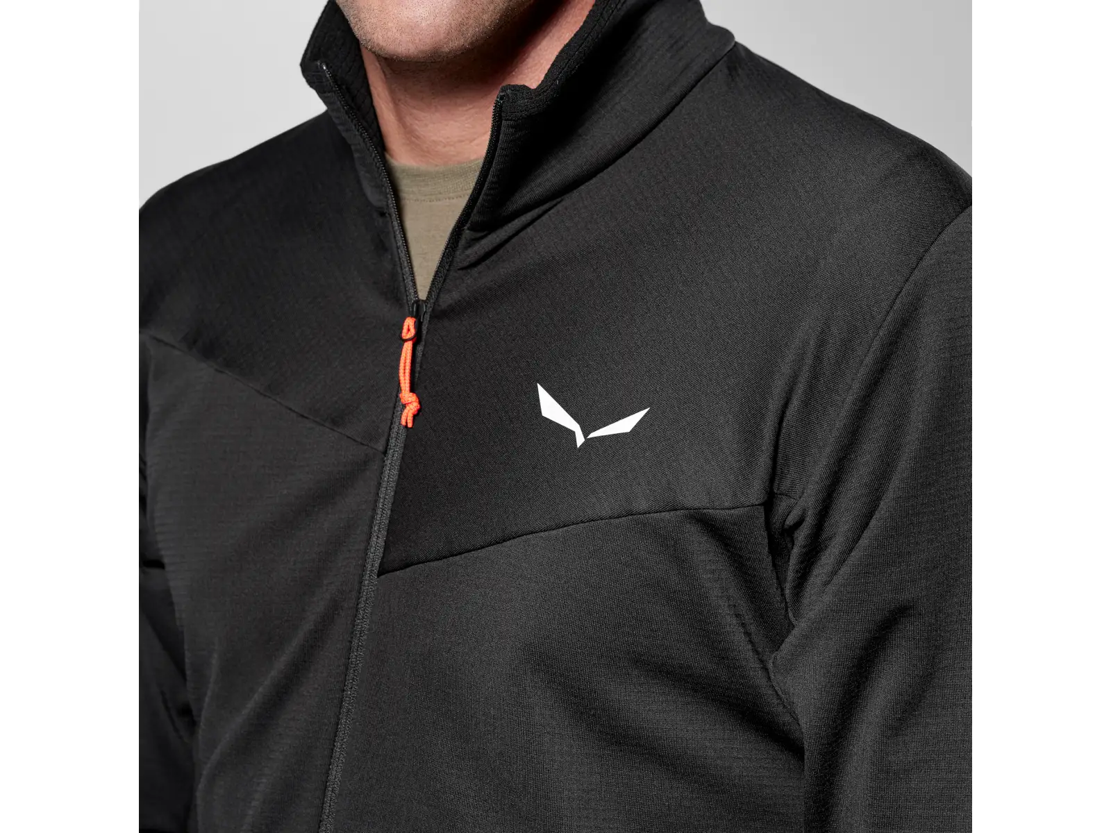 Salewa Puez Cammino Polarlite Half-Zip Herren Fleece Black Out