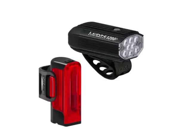 Lezyne Lite Drive 1200+ / Strip Drive Pro 400+ Lichtset.