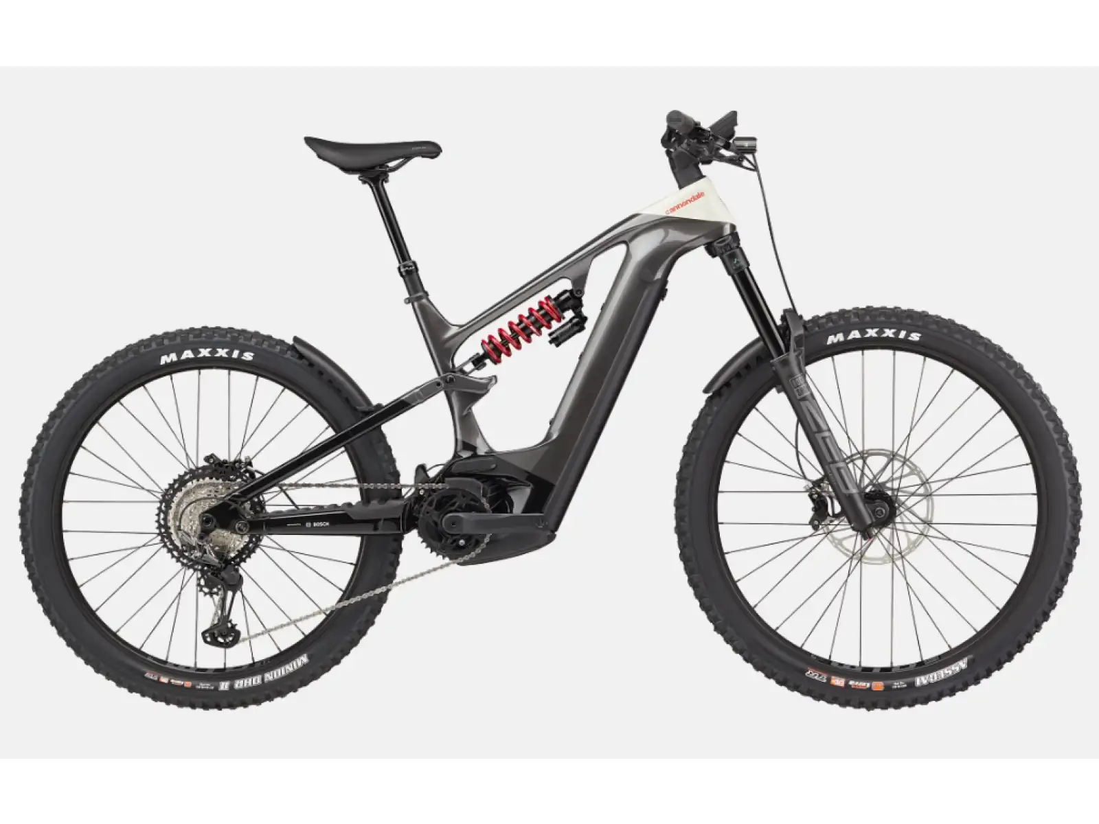 Cannondale Moterra LT Carbon 1 vollgefedertes E-Bike in Rauchschwarz