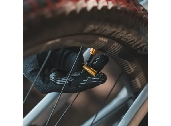 Lezyne CNC TLR Tubeless Ventile 44 mm Silber