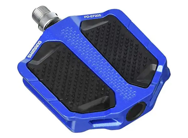 Shimano PD-EF205 Flat Plattformpedale Blau