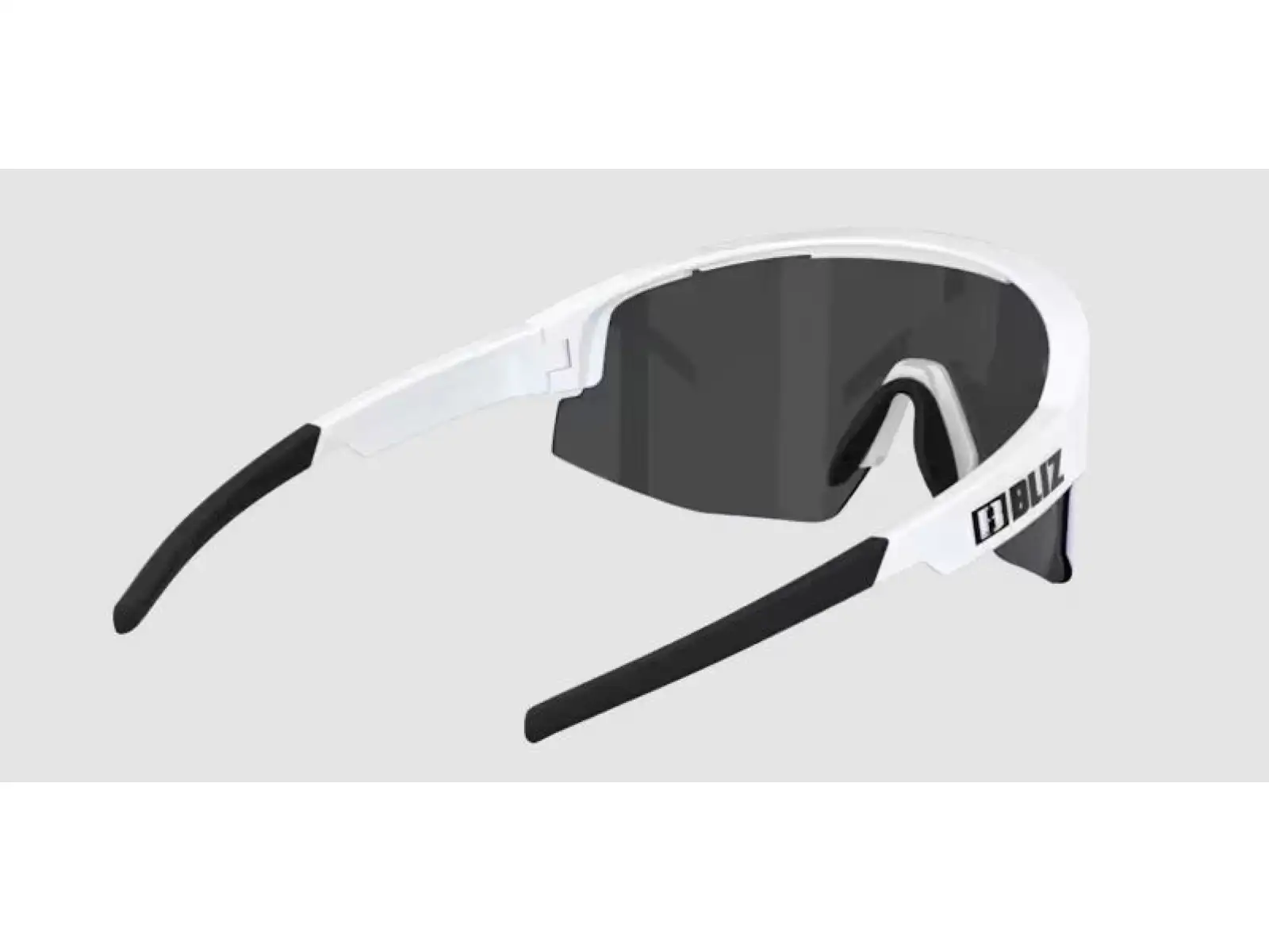 Bliz Matrix Brille Small Matt White Smoke/Blue Multi Kat.3