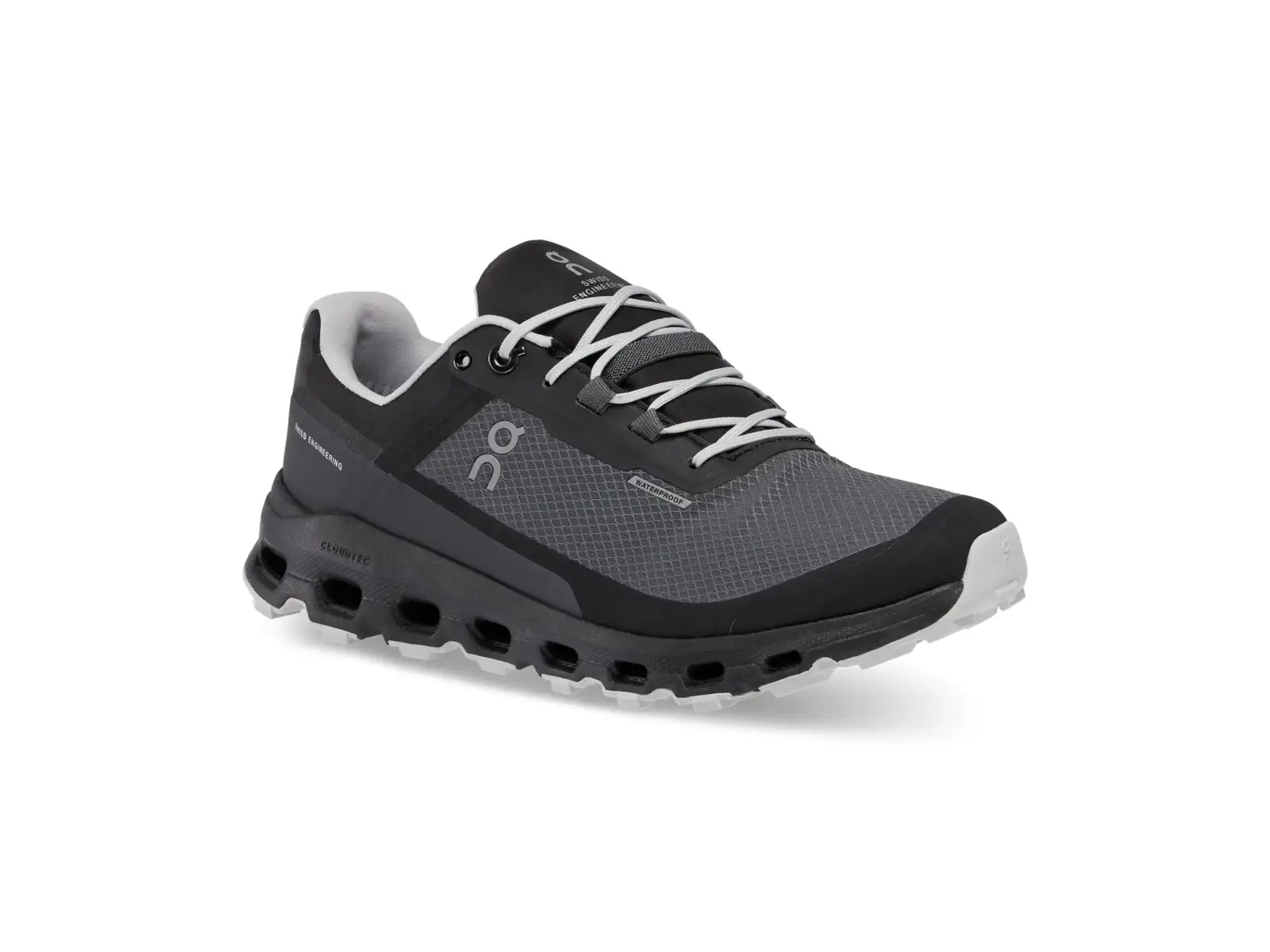 On Cloudvista Waterproof Damen-Trailrunning-Schuhe Eclipse/Black
