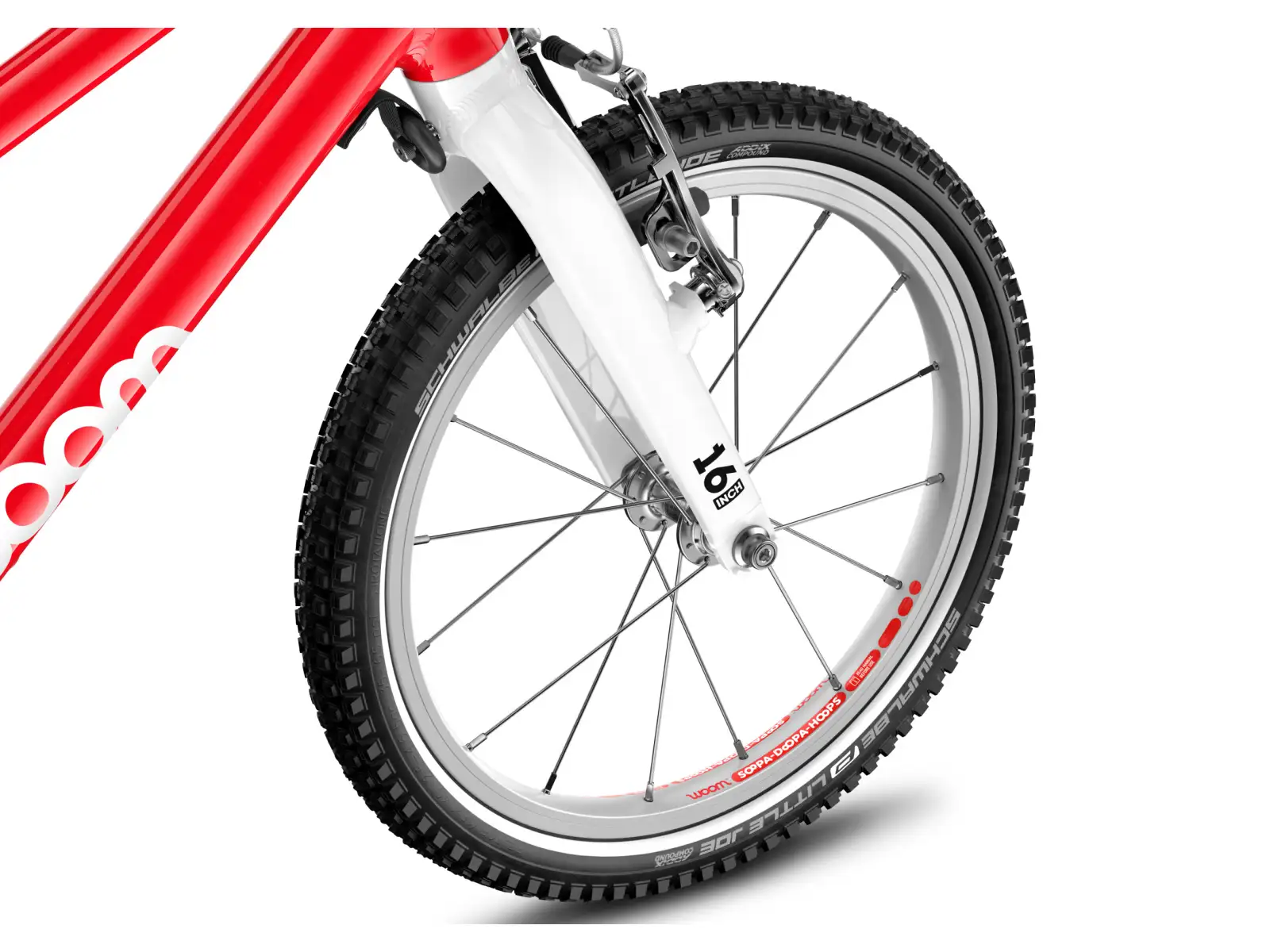 Woom GO 3 Automagic Red 16 Kinderfahrrad