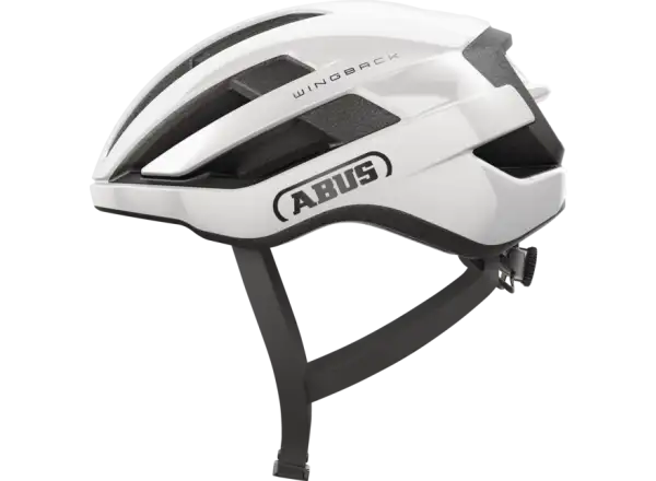 Abus WingBack Straßenhelm Shiny White