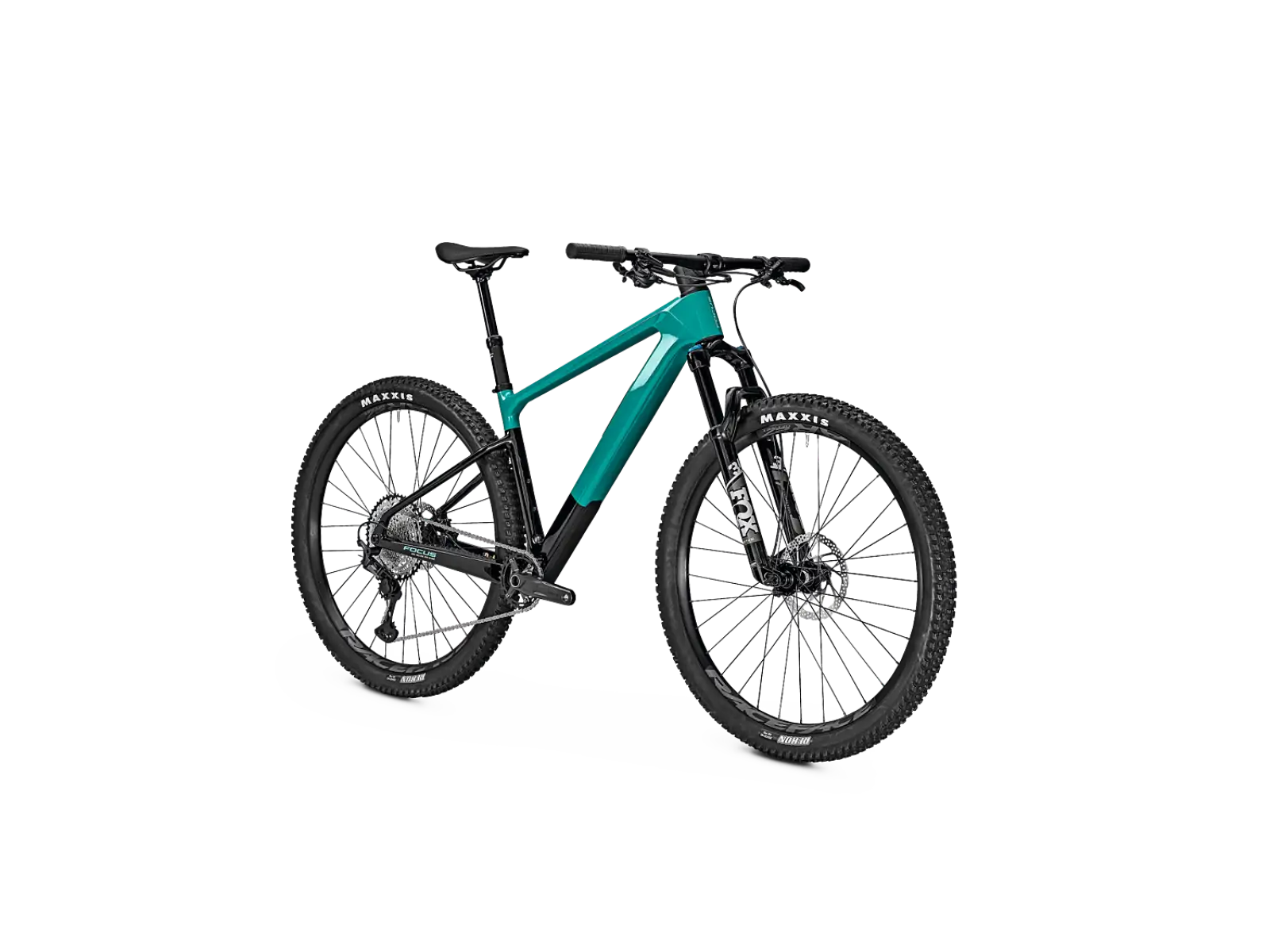 Focus Raven 8.8 DI 29" Mountainbike Blaugrün / Kohlefasergelege