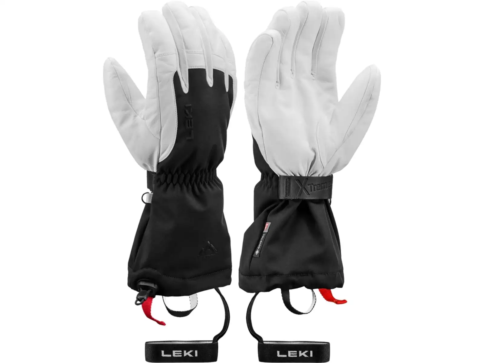 Leki Guide X-Treme Skihandschuhe Black/White