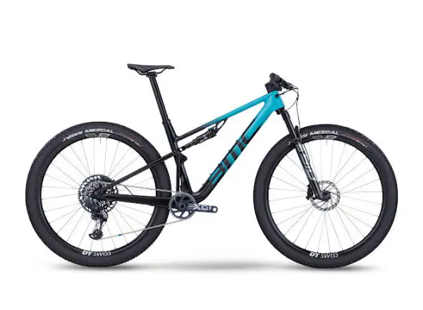 BMC Fourstroke 01 ONE vollgefedertes Fahrrad Turquoise/Black